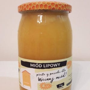 miód lipowy 1kg Hammer 2018